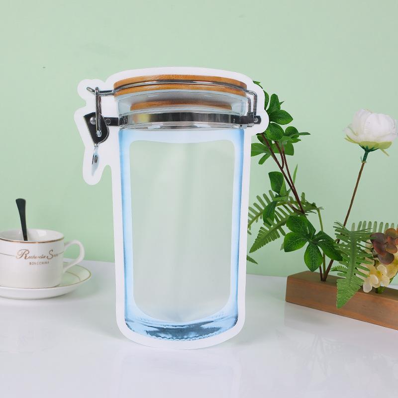 10pcs Translucent Food Preservation Sealed Bags Mason Bottle Self Sealing Self-reliance Pouch Candy Snacks Cookies Cute Printed Packaging Bags 17.2*24.5+7cm 10pcs
10pcs Translucent Food Preservation Sealed Bags Mason Bottle Self Sealing Self-reliance Pouch Candy Snacks Cookies Cute Printed Packaging Bags 17.2*24.5+7cm 10pcs