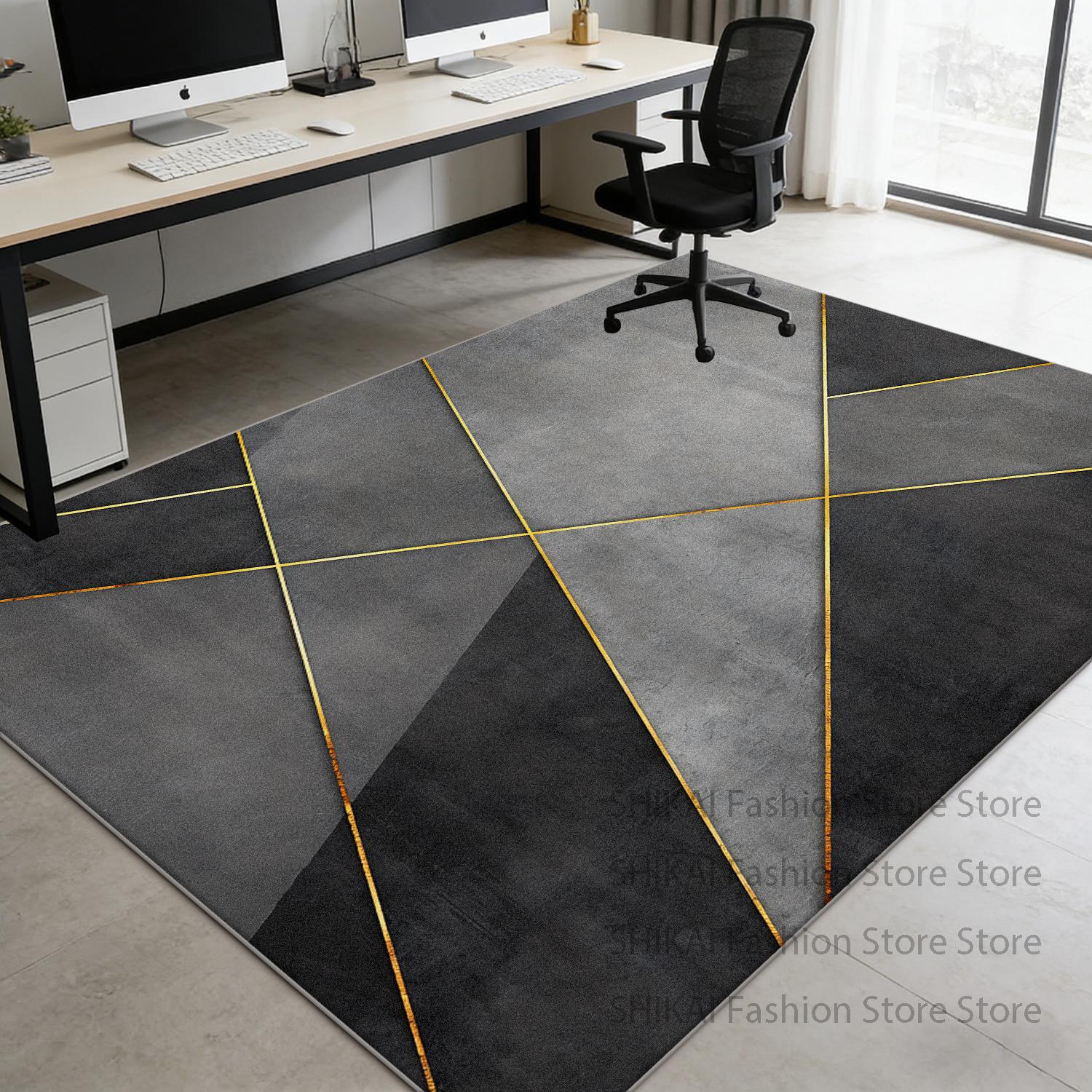 Modern Minimalist Style Washable Office Chair Mats Decoration Bedroom Bedside Antiskid Rug Large Area Foldable Lint-free Carpets 60x90cm
Modern Minimalist Style Washable Office Chair Mats Decoration Bedroom Bedside Antiskid Rug Large Area Foldable Lint-free Carpets 60x90cm