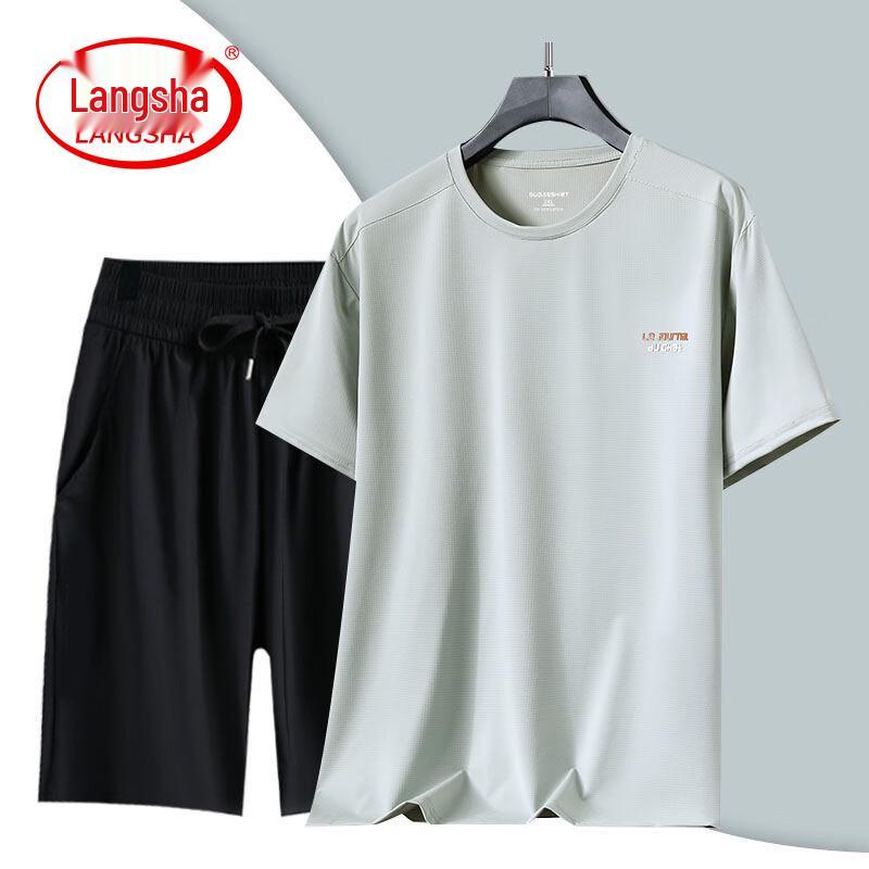 LangSha Men s Summer Ice Silk Quick-Dry T-Shirt & Shorts Set 3XL
LangSha Men s Summer Ice Silk Quick-Dry T-Shirt & Shorts Set 3XL