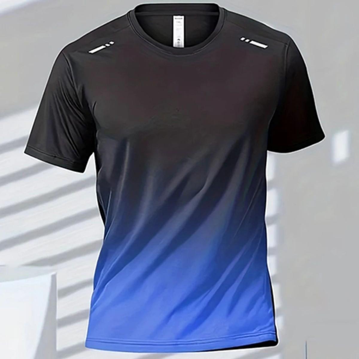 Men s Summer 3D Gradient Printed T-shirt Casual and Comfortable Round Neck Clothing Outdoor Micro Elastic Breathable Short Sleeved Tops M
Men s Summer 3D Gradient Printed T-shirt Casual and Comfortable Round Neck Clothing Outdoor Micro Elastic Breathable Short Sleeved Tops M