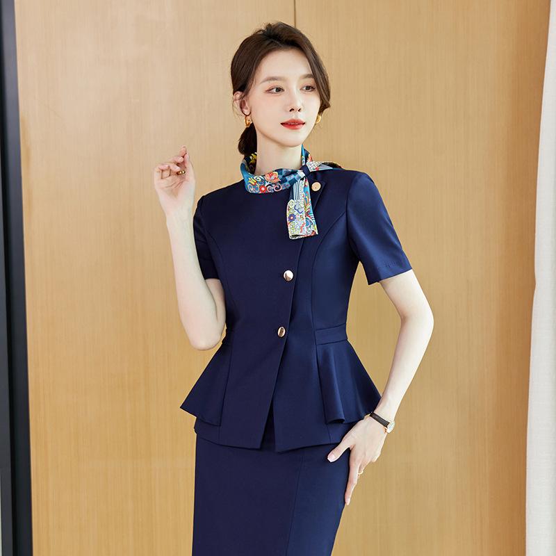 Women s Professional Summer Suit Set for Hotel Front Desk & Administrative Lobby Managers M
Women s Professional Summer Suit Set for Hotel Front Desk & Administrative Lobby Managers M