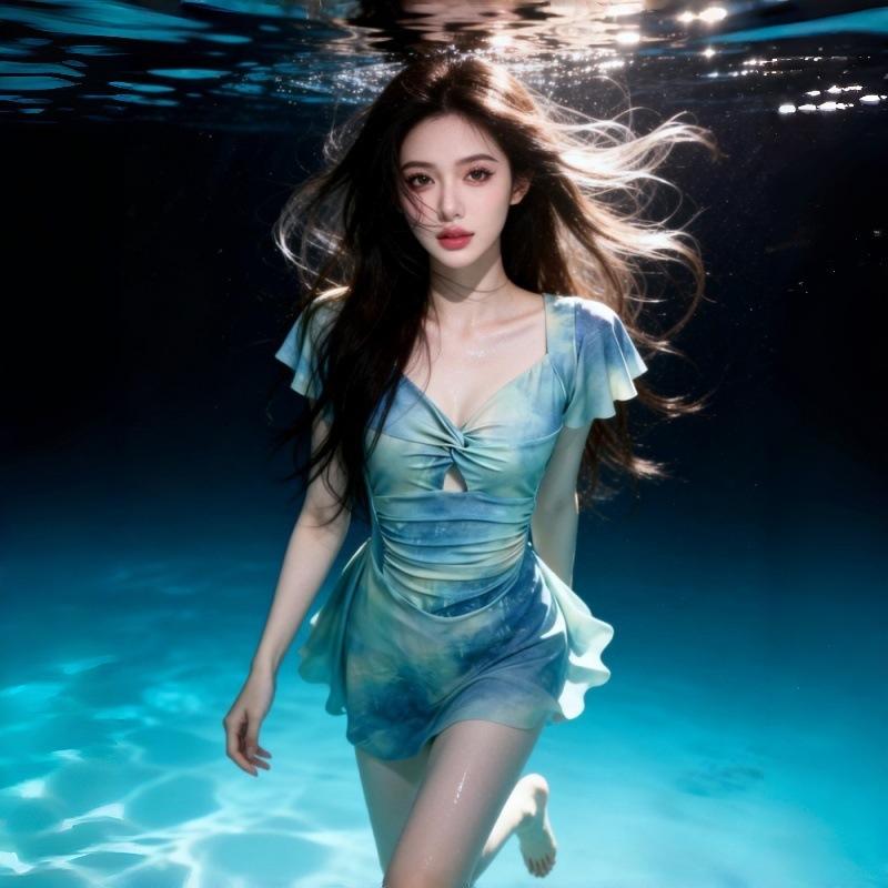 Tie-dye sweet small fresh one-piece skirt flat-angle swimsuit conservative belly and thin hot spring vacation XXL
Tie-dye sweet small fresh one-piece skirt flat-angle swimsuit conservative belly and thin hot spring vacation XXL