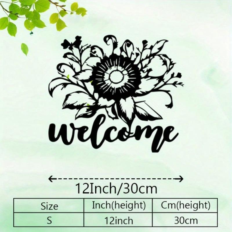 Vintage Floral Welcome Metal Wall Art Cursive Font Powder Coated Iron Christmas Housewarming Gift TY-100103
Vintage Floral Welcome Metal Wall Art Cursive Font Powder Coated Iron Christmas Housewarming Gift TY-100103