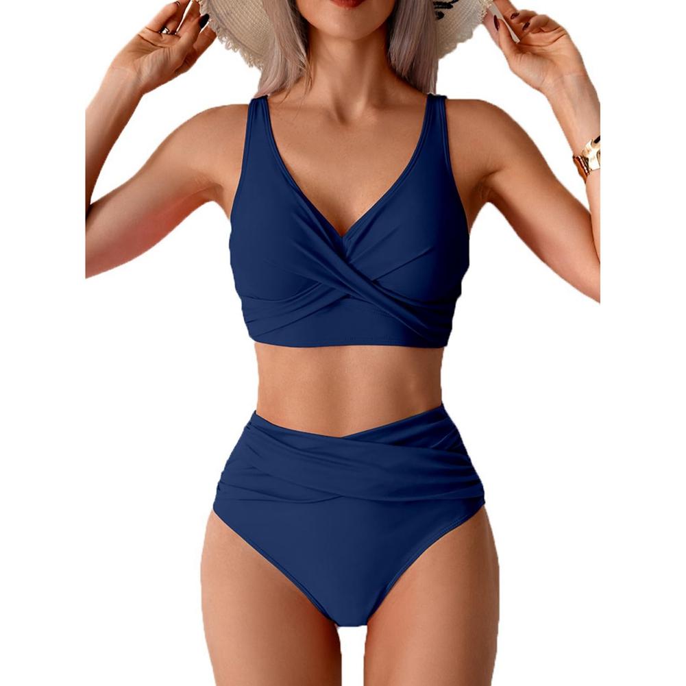 Women s Solid-Color Two-Piece Swimsuit Set XL
Women s Solid-Color Two-Piece Swimsuit Set XL
