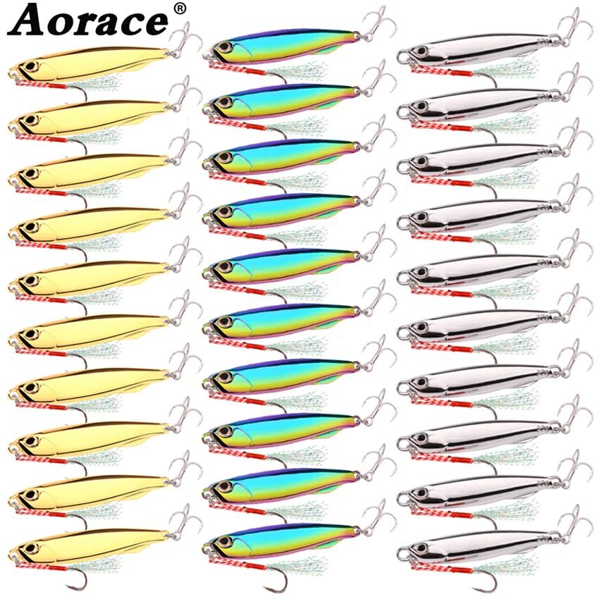 30pcs Plating Metal Cast Jig Spoon 10/20/30g Shore Casting Jigging Fish Sea Bass Fishing Lure Artificial Bait Tackle 10G-5CM
30pcs Plating Metal Cast Jig Spoon 10/20/30g Shore Casting Jigging Fish Sea Bass Fishing Lure Artificial Bait Tackle 10G-5CM