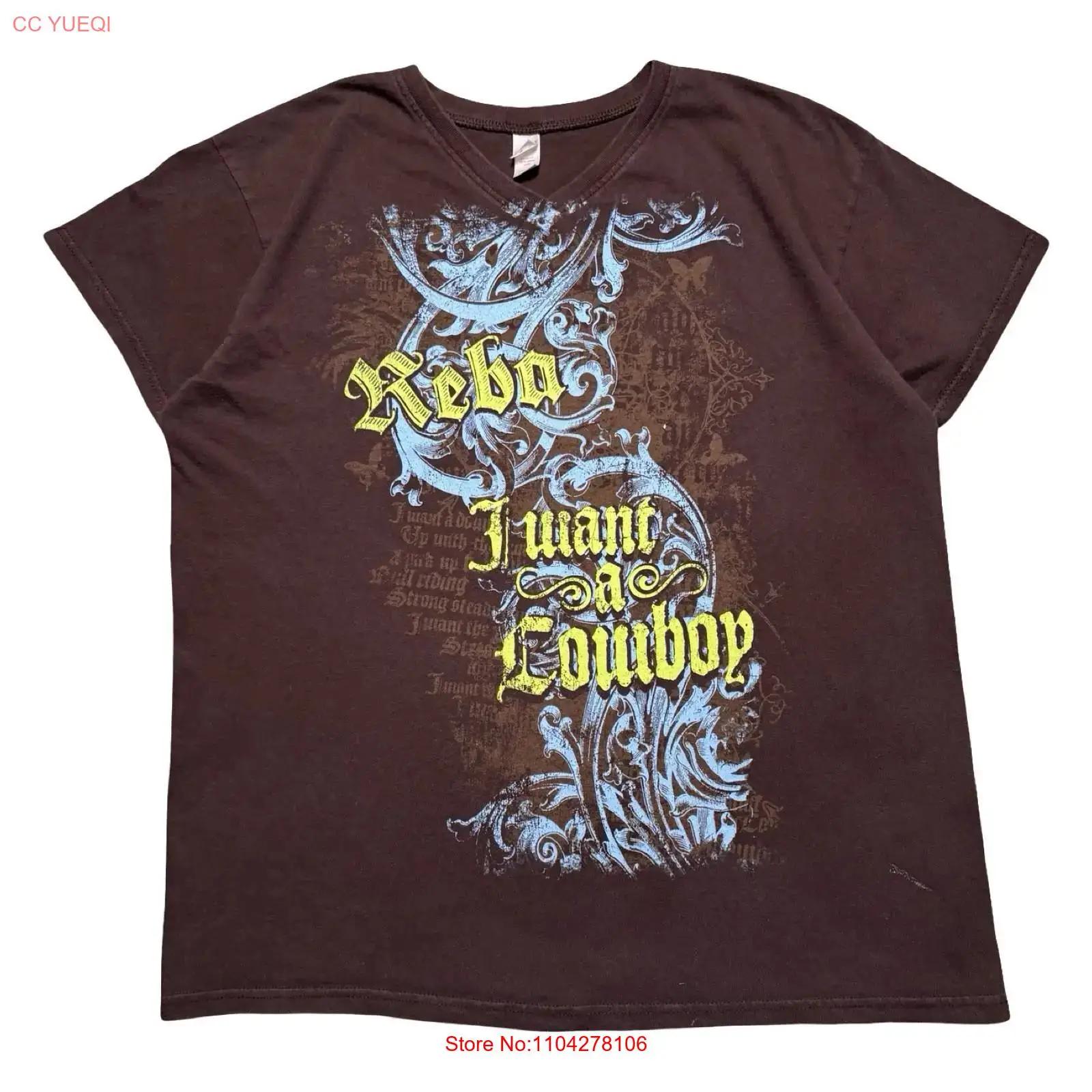 Y2K Reba McEntire I Want A Cowboy T Shirt Skater Cyber Tour vintage Washed designer clothes Stretched Stylish Slightly 5XL різнокольоровий
Y2K Reba McEntire I Want A Cowboy T Shirt Skater Cyber Tour vintage Washed designer clothes Stretched Stylish Slightly 5XL різнокольоровий