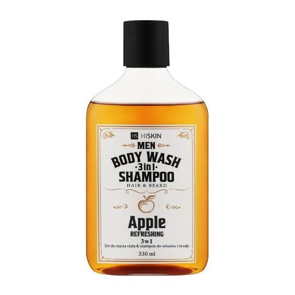 Shower gel 3in1 Apple Whiskey Body Wash and Hair and Beard Shampoo Whiskey Apple HiSkin 330 ml
Shower gel 3in1 Apple Whiskey Body Wash and Hair and Beard Shampoo Whiskey Apple HiSkin 330 ml