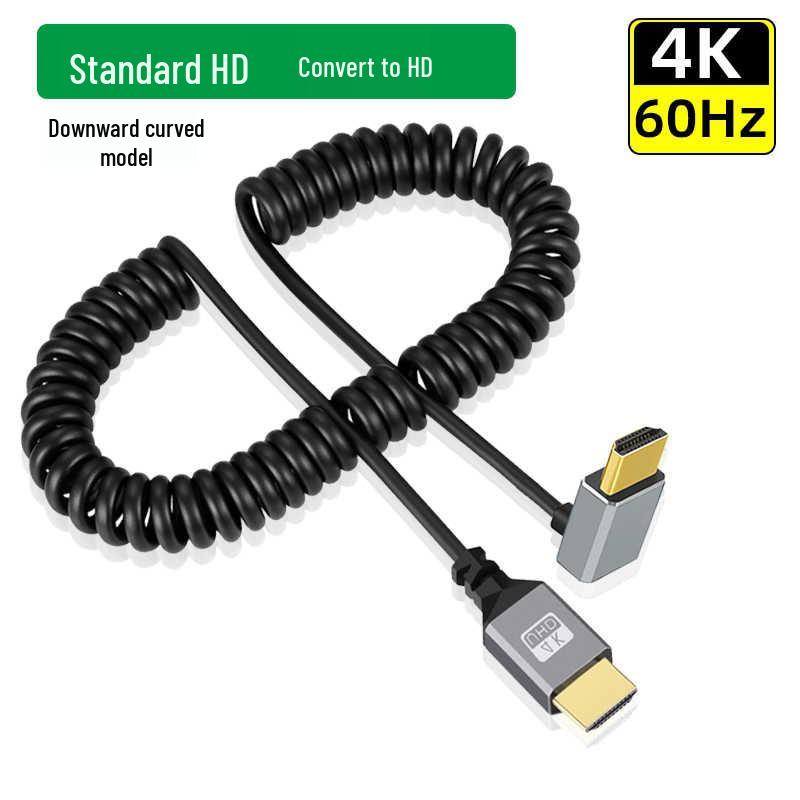 Висувний міні HDMI до HDMI 2.0 пружинний кабель для мікродзеркальних камер і D-моніторів
Висувний міні HDMI до HDMI 2.0 пружинний кабель для мікродзеркальних камер і D-моніторів