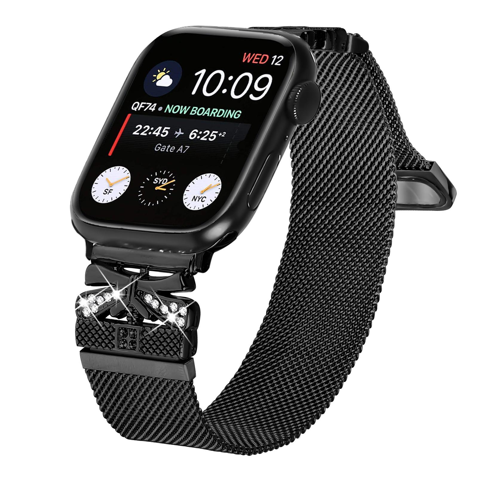 Metal Strap for Apple Watch Series 10 Ultra 9 8 7 SE 6 5 4 3 2 1 46mm 49mm 45mm 44mm Milanese Watch Band Butterfly Decor Colorful
Metal Strap for Apple Watch Series 10 Ultra 9 8 7 SE 6 5 4 3 2 1 46mm 49mm 45mm 44mm Milanese Watch Band Butterfly Decor Colorful