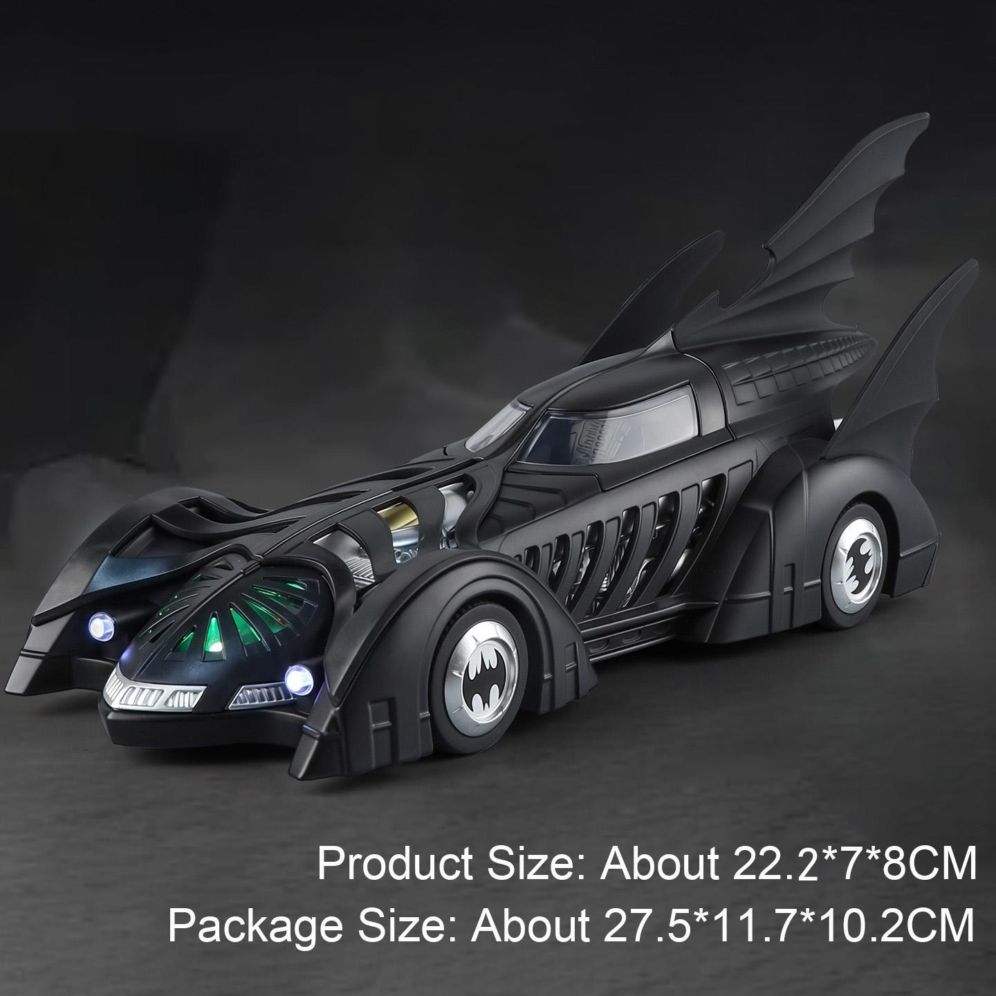 1:32 Scale Batmobile 1995 Model Car Toy Alloy Body Sound Light Pull Back Classic Movie Vehicles Models Toys Collection Gifts чёрный
1:32 Scale Batmobile 1995 Model Car Toy Alloy Body Sound Light Pull Back Classic Movie Vehicles Models Toys Collection Gifts чёрный