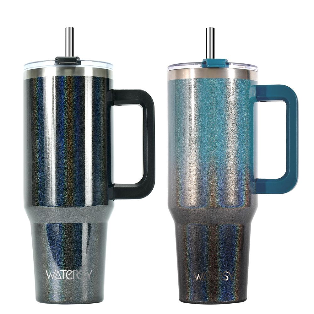 WATERSY 2Pcs 30oz Stainless Steel Thermal Cup 891ml Tumbler with Handle Insulated Coffee Mug Keep Cold for Travel Gifts Cup 891ml
WATERSY 2Pcs 30oz Stainless Steel Thermal Cup 891ml Tumbler with Handle Insulated Coffee Mug Keep Cold for Travel Gifts Cup 891ml