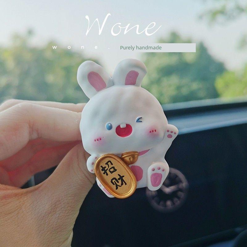 Original Design Year of the Rabbit Fortune-Bringing Cute Soft Rabbit Car Perfume Aroma Diffuser Car Air Vent Decoration Diffuser Stone Original Soft and Cute Fortune Rabbit Other notes
Original Design Year of the Rabbit Fortune-Bringing Cute Soft Rabbit Car Perfume Aroma Diffuser Car Air Vent Decoration Diffuser Stone Original Soft and Cute Fortune Rabbit Other notes