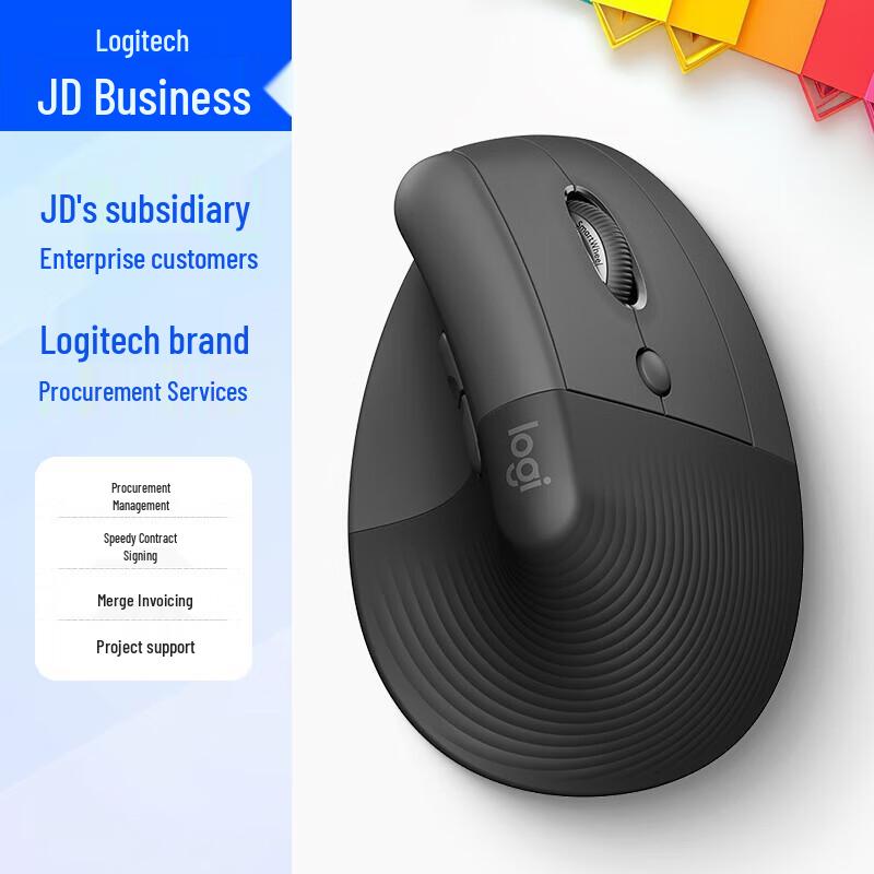Logitech Lift Vertical Ergonomic Mouse Medium-Small
Logitech Lift Vertical Ergonomic Mouse Medium-Small