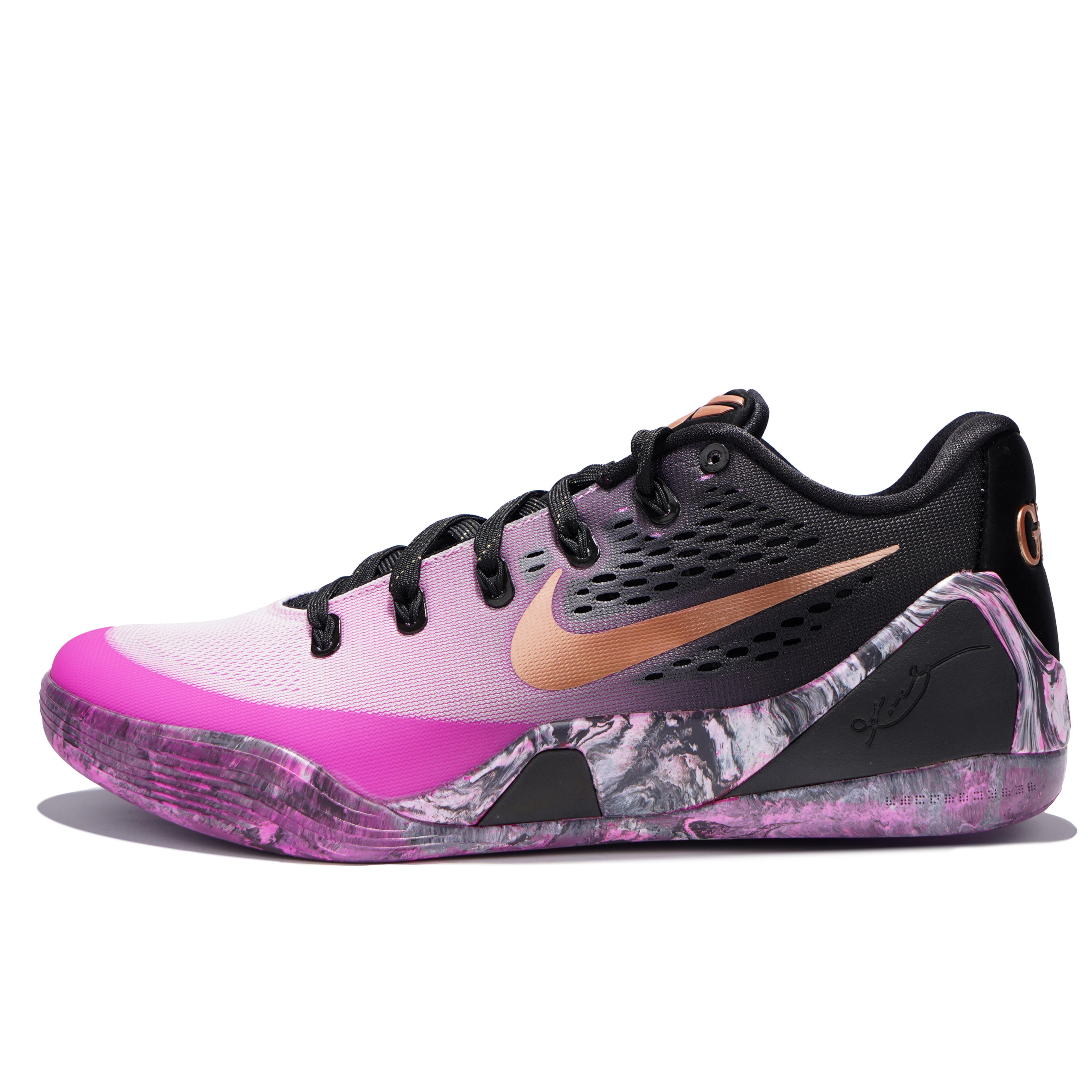 Nike Kobe 9 Abrasion Resistant Low top Basketball Shoes Unisex Black Pink FZ7333-002(Team-9) 45
Nike Kobe 9 Abrasion Resistant Low top Basketball Shoes Unisex Black Pink FZ7333-002(Team-9) 45