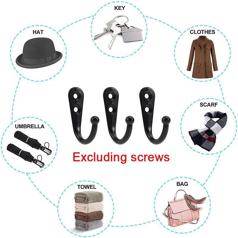 10Pcs Retro Wall Hooks Hangers Door Wall Mounted Coat with Screws Suction Heavy Load Rack for Kitchen Bathroom Accessories
10Pcs Retro Wall Hooks Hangers Door Wall Mounted Coat with Screws Suction Heavy Load Rack for Kitchen Bathroom Accessories