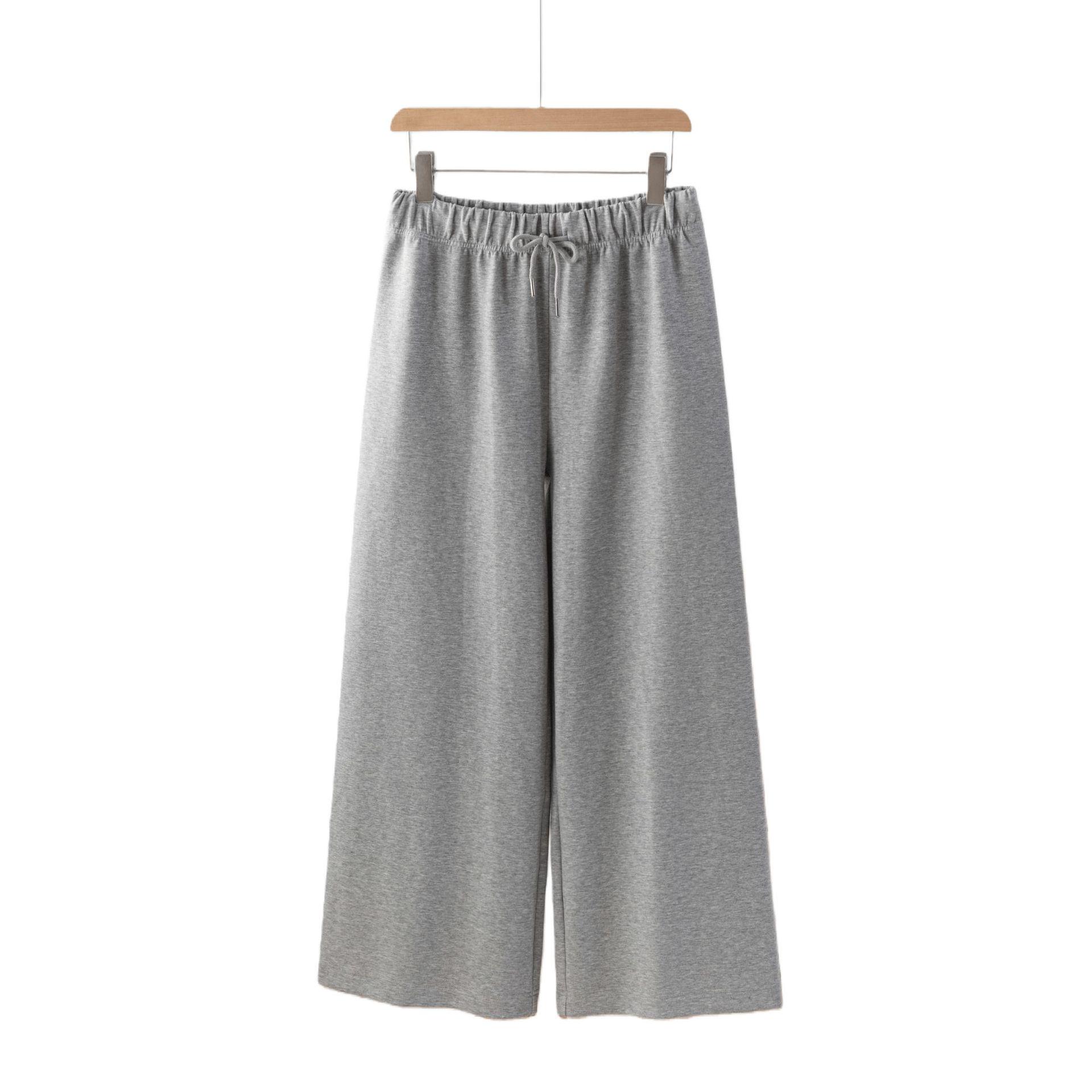 Autumn/Winter Women s Wide-Leg Elastic Waist Lace-Up Pants with Pockets - Casual Drapey Straight-Leg Slimming Design M (suitable for 100-120 jin)
Autumn/Winter Women s Wide-Leg Elastic Waist Lace-Up Pants with Pockets - Casual Drapey Straight-Leg Slimming Design M (suitable for 100-120 jin)