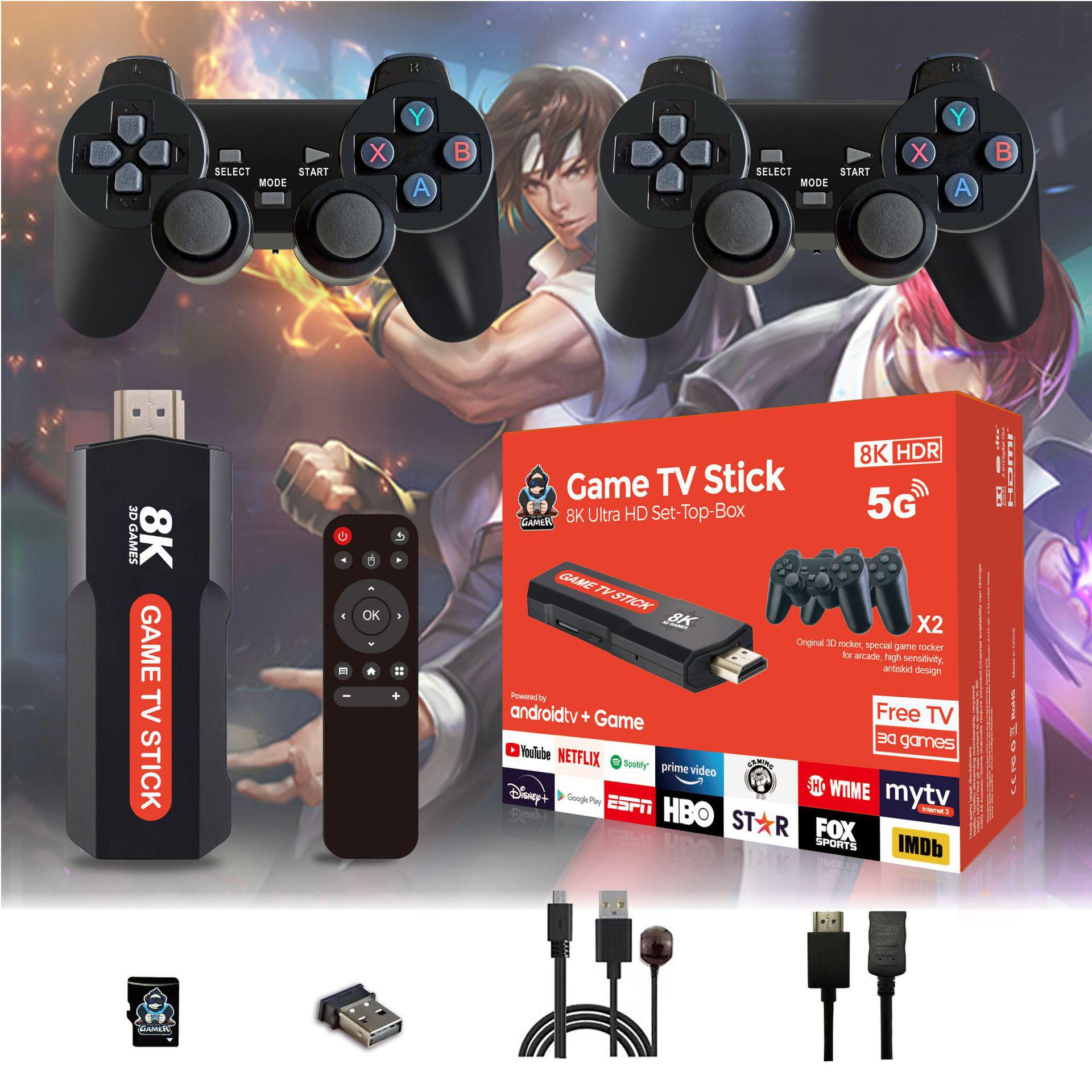 Беспроводная игровая HD-консоль X2PLUS с двумя ручками, возможностью подключения нескольких устройств и двухсистемной аркадной приставкой. чёрный
Беспроводная игровая HD-консоль X2PLUS с двумя ручками, возможностью подключения нескольких устройств и двухсистемной аркадной приставкой. чёрный