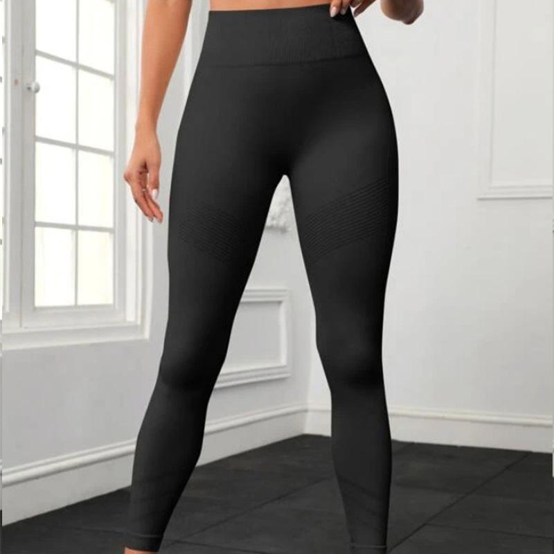 New Yu Solid Color Striped Yoga Pants For Women, Tight Fit Sports Running And Fitness Pants, Peach Hip Lifting Pants For Women L
New Yu Solid Color Striped Yoga Pants For Women, Tight Fit Sports Running And Fitness Pants, Peach Hip Lifting Pants For Women L