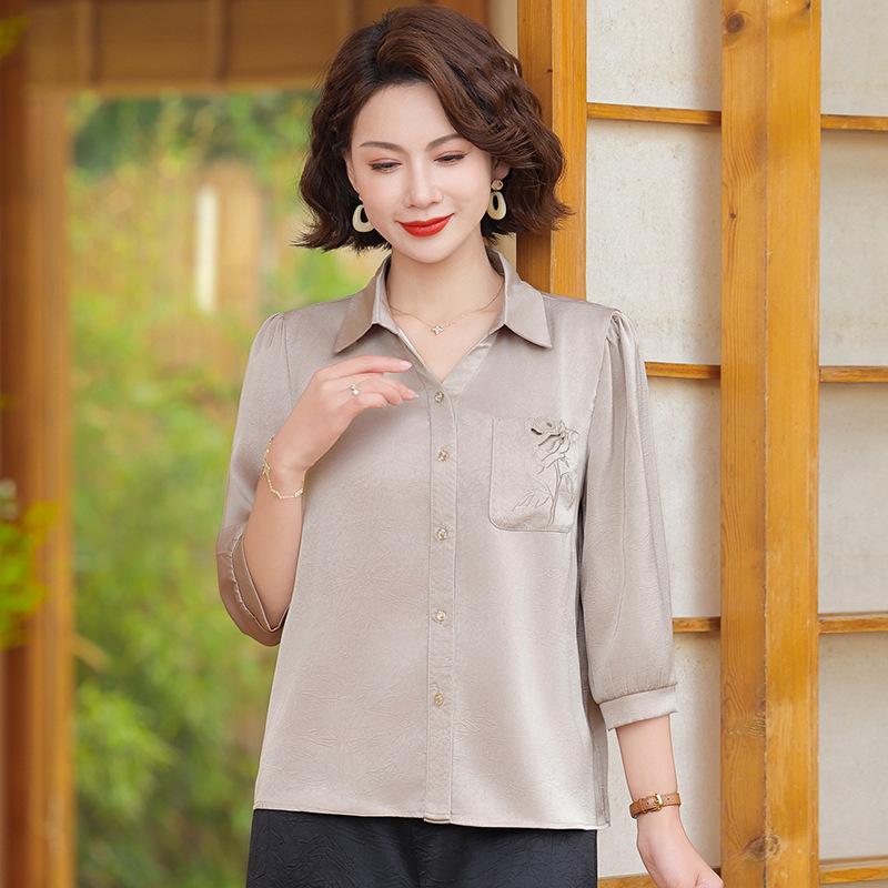 Elegant Summer Fashion: Stylish Shirts & Tops for Middle-Aged and Elderly Women 3XL (115-130 jin) абрикосовый
Elegant Summer Fashion: Stylish Shirts & Tops for Middle-Aged and Elderly Women 3XL (115-130 jin) абрикосовый