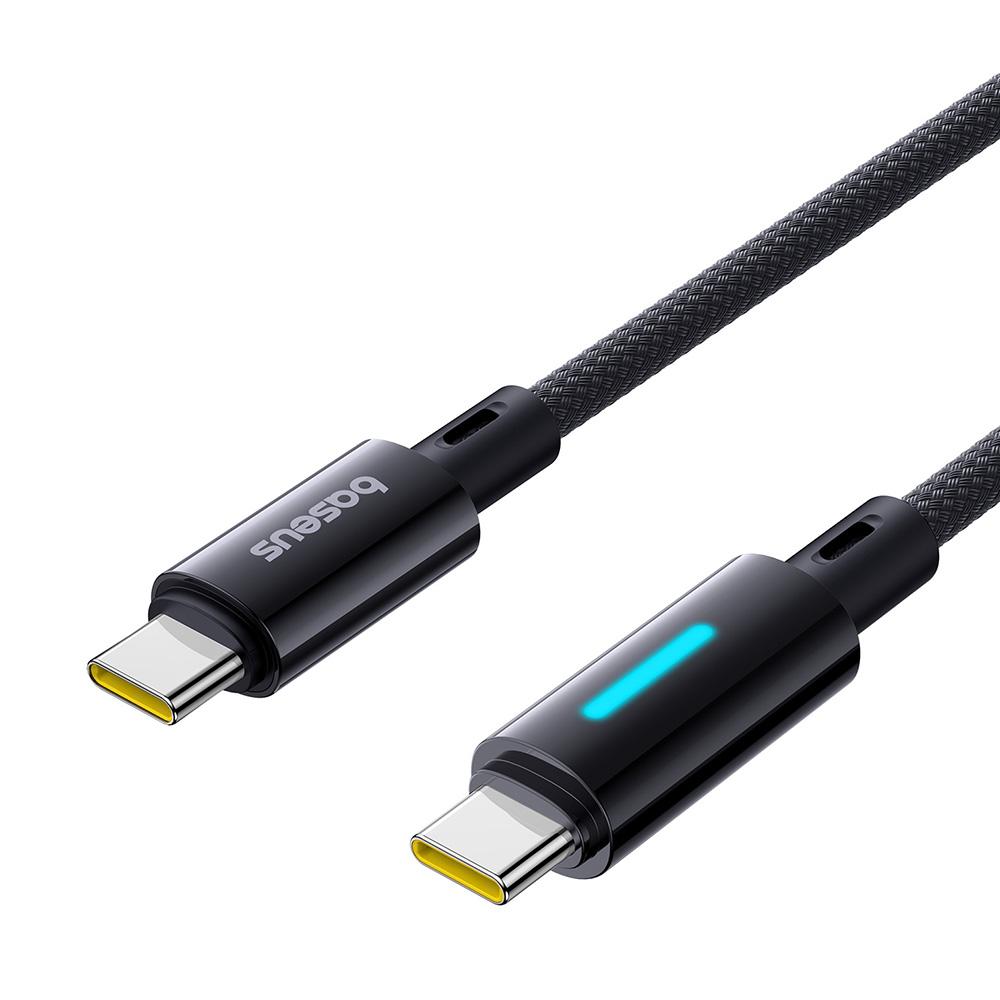 BASEUS Lit 2m Type C to Type C Nylon Braided 100W Fast Charging Cable with Dynamic Flowing Light A
BASEUS Lit 2m Type C to Type C Nylon Braided 100W Fast Charging Cable with Dynamic Flowing Light A