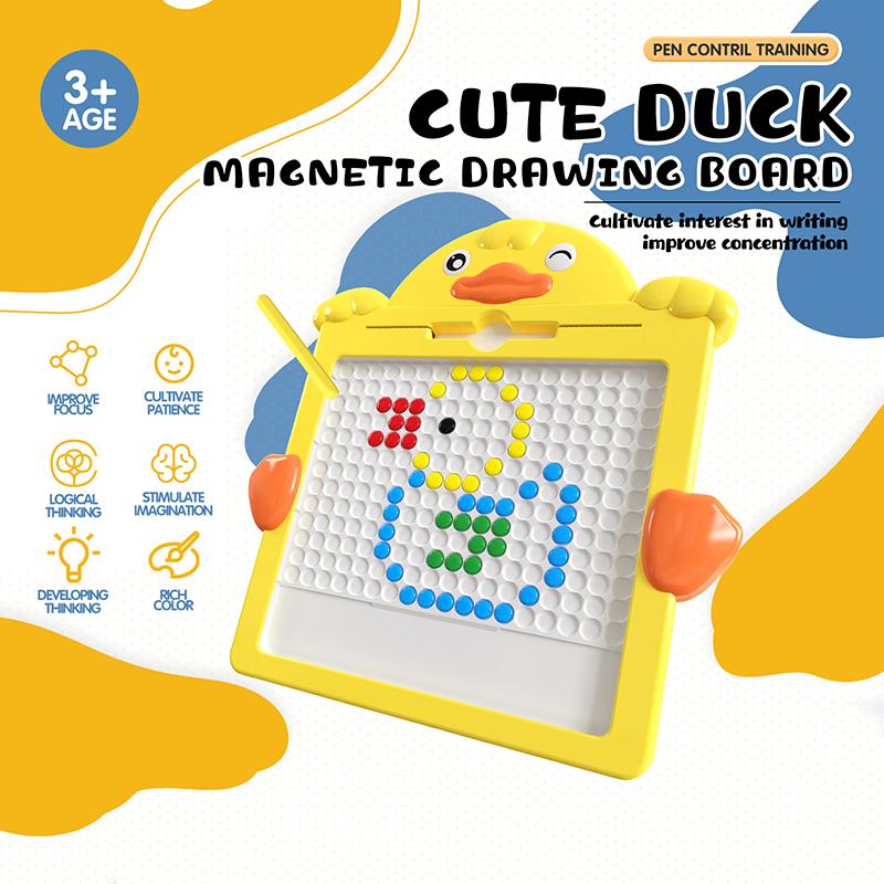 Children Cute Cartoon Duck Magnetic Drawing Board for Kids Doodle Board Montessori Educational Toy Type A
Children Cute Cartoon Duck Magnetic Drawing Board for Kids Doodle Board Montessori Educational Toy Type A