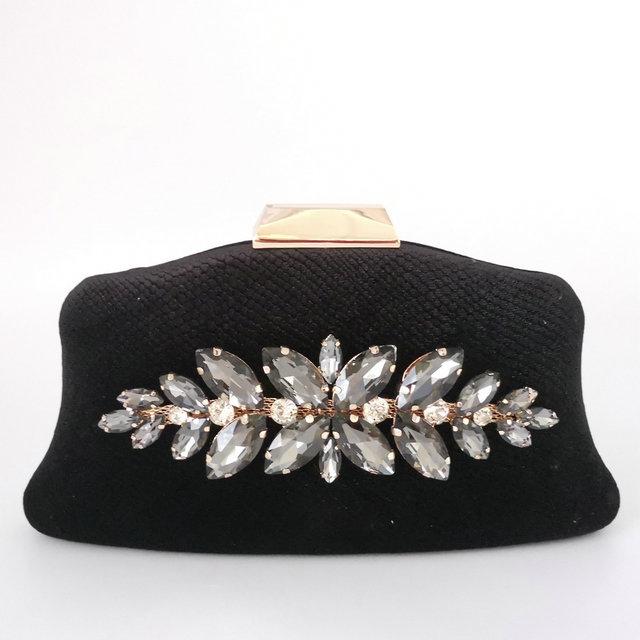 Boutique De FGG Glitter Women Clutch Crystal Evening Bags Bridal Formal Dinner Purses and Handbags Wedding Party Diamond Bag Small Clutch чёрный
Boutique De FGG Glitter Women Clutch Crystal Evening Bags Bridal Formal Dinner Purses and Handbags Wedding Party Diamond Bag Small Clutch чёрный