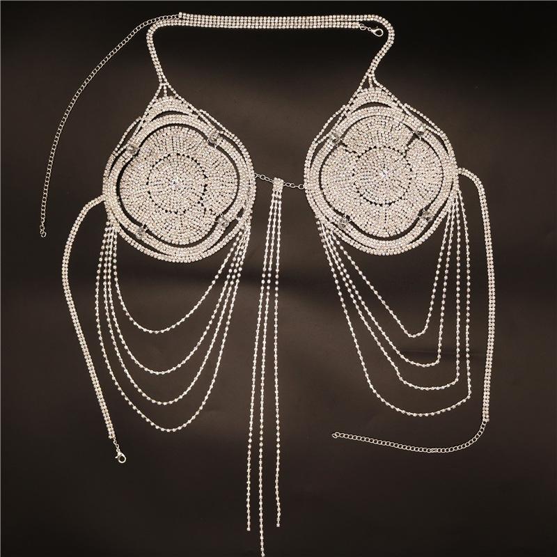 European And American Exaggerated Diamond Fringed Body Chain, Luxury Temperament Nightclub Bikini Chest Chain Body Chain
European And American Exaggerated Diamond Fringed Body Chain, Luxury Temperament Nightclub Bikini Chest Chain Body Chain