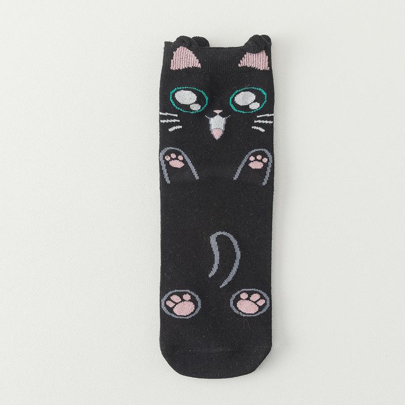 Women s Cute Cartoon Cat Mid-Calf Socks 3D Ears Lucky Cat Cotton Casual Socks EUR 35-42
Women s Cute Cartoon Cat Mid-Calf Socks 3D Ears Lucky Cat Cotton Casual Socks EUR 35-42