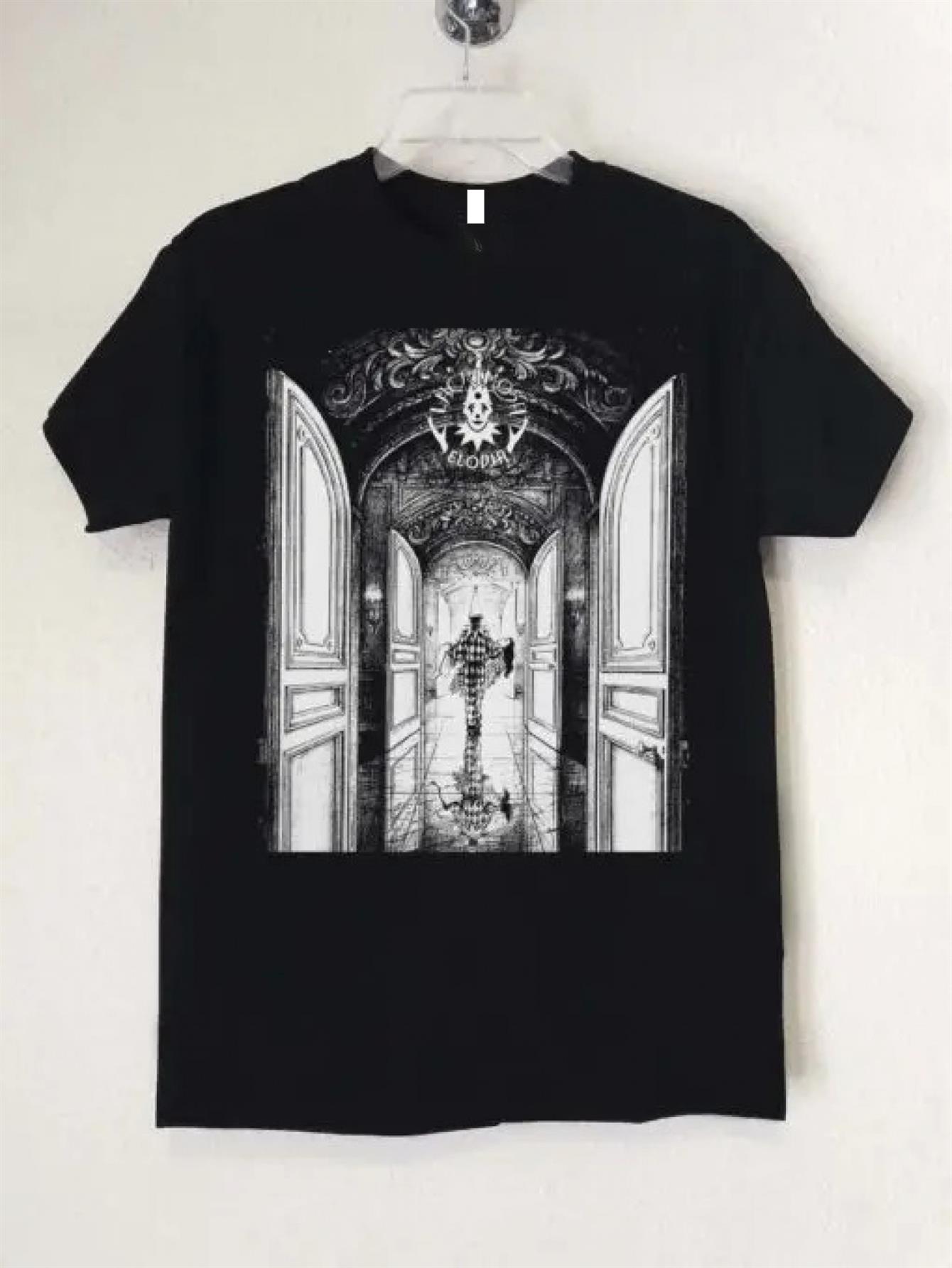 Lacrimosa Elodia Mens Gothic Bohemian Graphic Print T-Shirt - Black & White Design Short Sleeve Round Neck Casual Top XXXXL
Lacrimosa Elodia Mens Gothic Bohemian Graphic Print T-Shirt - Black & White Design Short Sleeve Round Neck Casual Top XXXXL