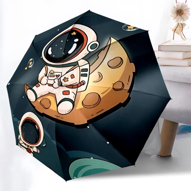 1pc Space Explorer Automatic Umbrella with Astronaut & Rocket Design - Lightweight Retractable Folding Umbrella, Compact Trave (as the picture,Iron&8K)
1pc Space Explorer Automatic Umbrella with Astronaut & Rocket Design - Lightweight Retractable Folding Umbrella, Compact Trave (as the picture,Iron&8K)