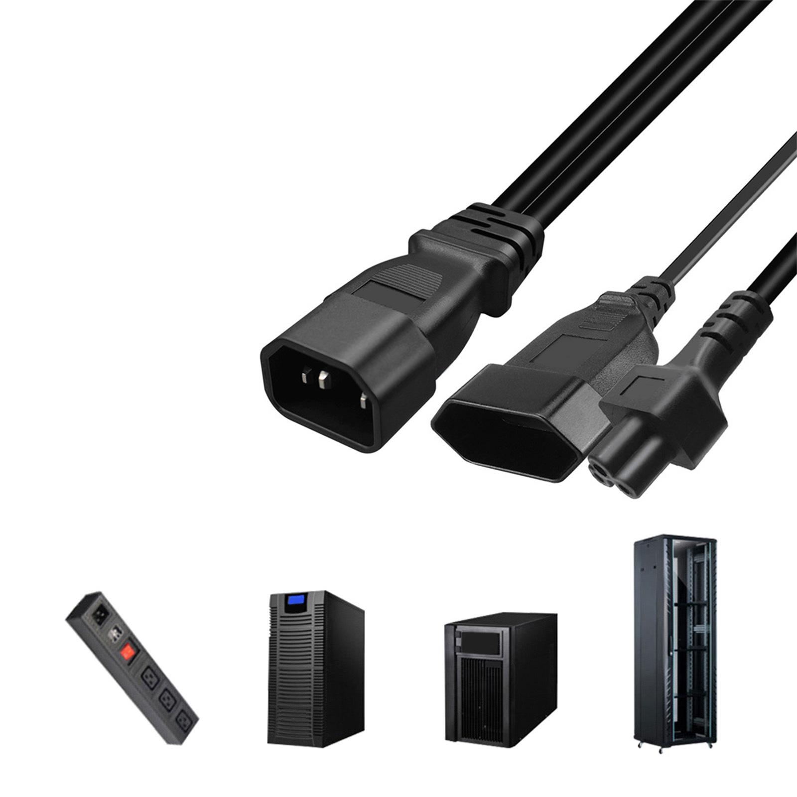 Шнур питания IEC320 C14–C5 и EU4.0MM, кабель питания с разветвителем типа «папа-мама», 16 А, 0,32 м
Шнур питания IEC320 C14–C5 и EU4.0MM, кабель питания с разветвителем типа «папа-мама», 16 А, 0,32 м