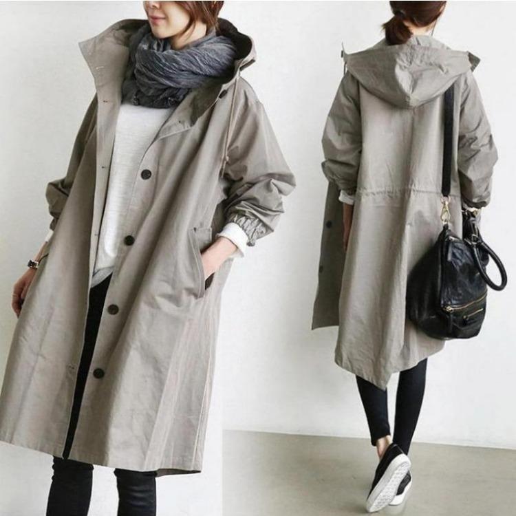 Women s Autumn Casual Trench Coat Mid Long Style Waist Cinching Jacket Long Sleeved New Fashion 8 Color Options 5XL темно-сірий колір
Women s Autumn Casual Trench Coat Mid Long Style Waist Cinching Jacket Long Sleeved New Fashion 8 Color Options 5XL темно-сірий колір