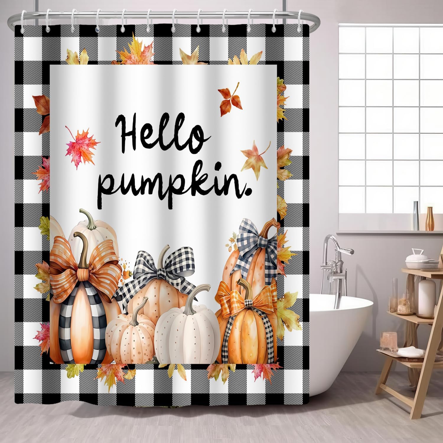 Pink Pumpkin Shower Curtain Fall Harvesting Pink Buffalo Pumpkins Flower Farm,Rustic Fabric Shower Curtains Farmhouse Wooden W60H190(CM)-1 Pcs
Pink Pumpkin Shower Curtain Fall Harvesting Pink Buffalo Pumpkins Flower Farm,Rustic Fabric Shower Curtains Farmhouse Wooden W60H190(CM)-1 Pcs