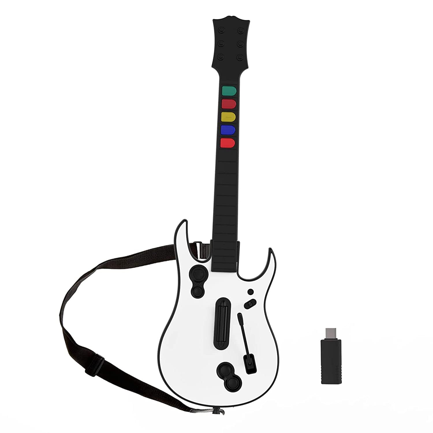 Контролер Guitar Hero для ПК та бездротова гітара для Guitar Hero та Rock Band Guitar Hero Гітара з ремінцем White Day Special PS3, 3/4/5 1/2 Games,
Контролер Guitar Hero для ПК та бездротова гітара для Guitar Hero та Rock Band Guitar Hero Гітара з ремінцем White Day Special PS3, 3/4/5 1/2 Games,