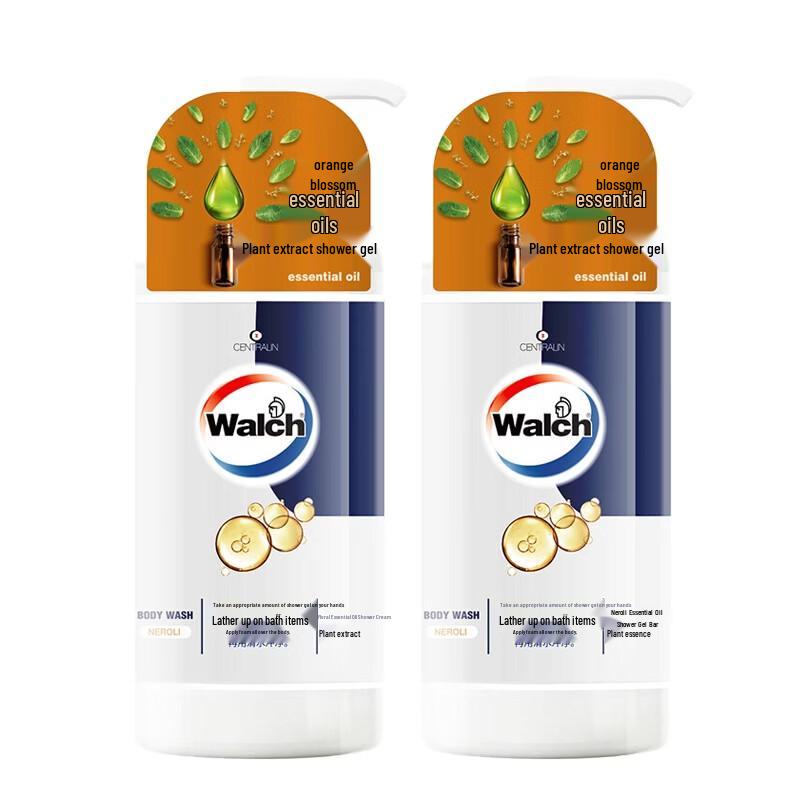Walch Orange Blossom Essential Oil Shower Gel, 600ml (Pack of 2)
Walch Orange Blossom Essential Oil Shower Gel, 600ml (Pack of 2)