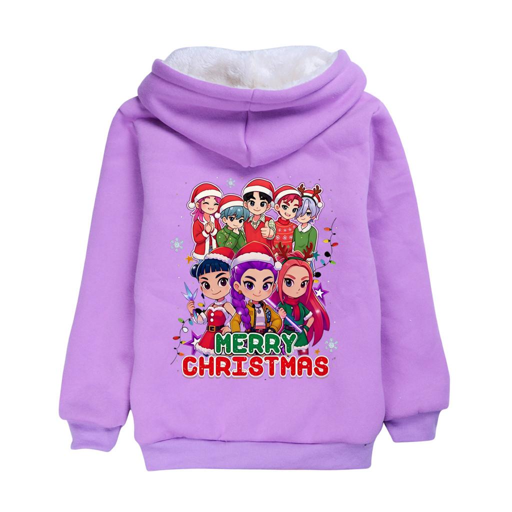 5099 Kids Girls Kpop Zoey Mira Rumi Christmas Print Long Sleeves Velvet Warm Jacket 160cm фіолетовий
5099 Kids Girls Kpop Zoey Mira Rumi Christmas Print Long Sleeves Velvet Warm Jacket 160cm фіолетовий