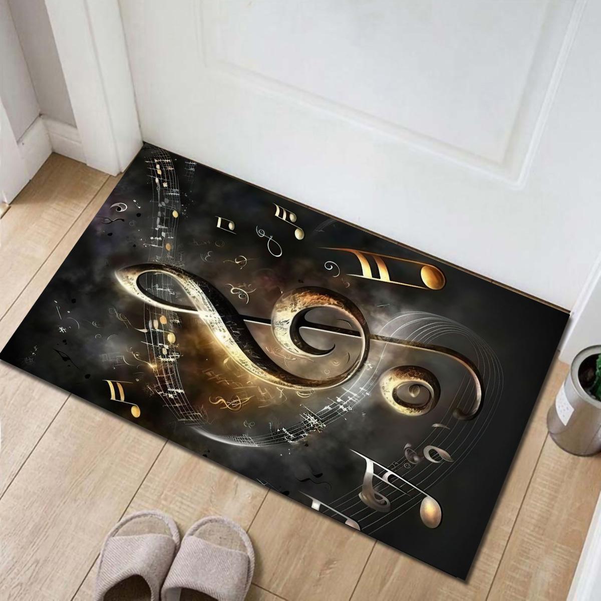 Oversized Music Notes Mat, Non-Slip Plush Rug with Treble Clef Design for Living Room Bedroom Game Room Decor 40x60cm
Oversized Music Notes Mat, Non-Slip Plush Rug with Treble Clef Design for Living Room Bedroom Game Room Decor 40x60cm