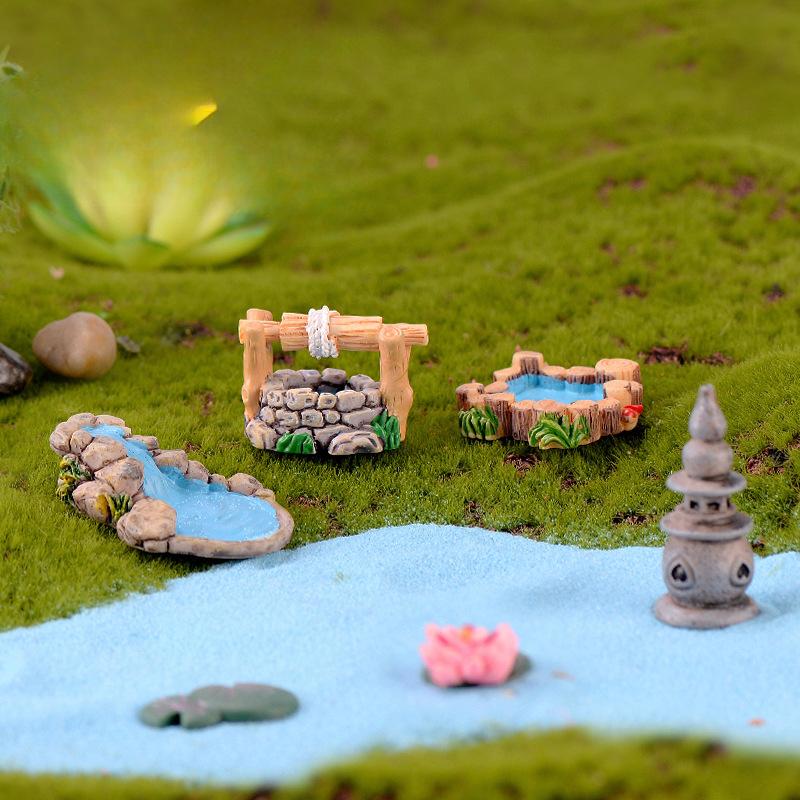 Micro-landscape Retro and Antique Resin Scene Ornaments West Lake Lighthouse Water Well Pool Small Bridge, Flowing Water, Grassland The small brown bridge
Micro-landscape Retro and Antique Resin Scene Ornaments West Lake Lighthouse Water Well Pool Small Bridge, Flowing Water, Grassland The small brown bridge