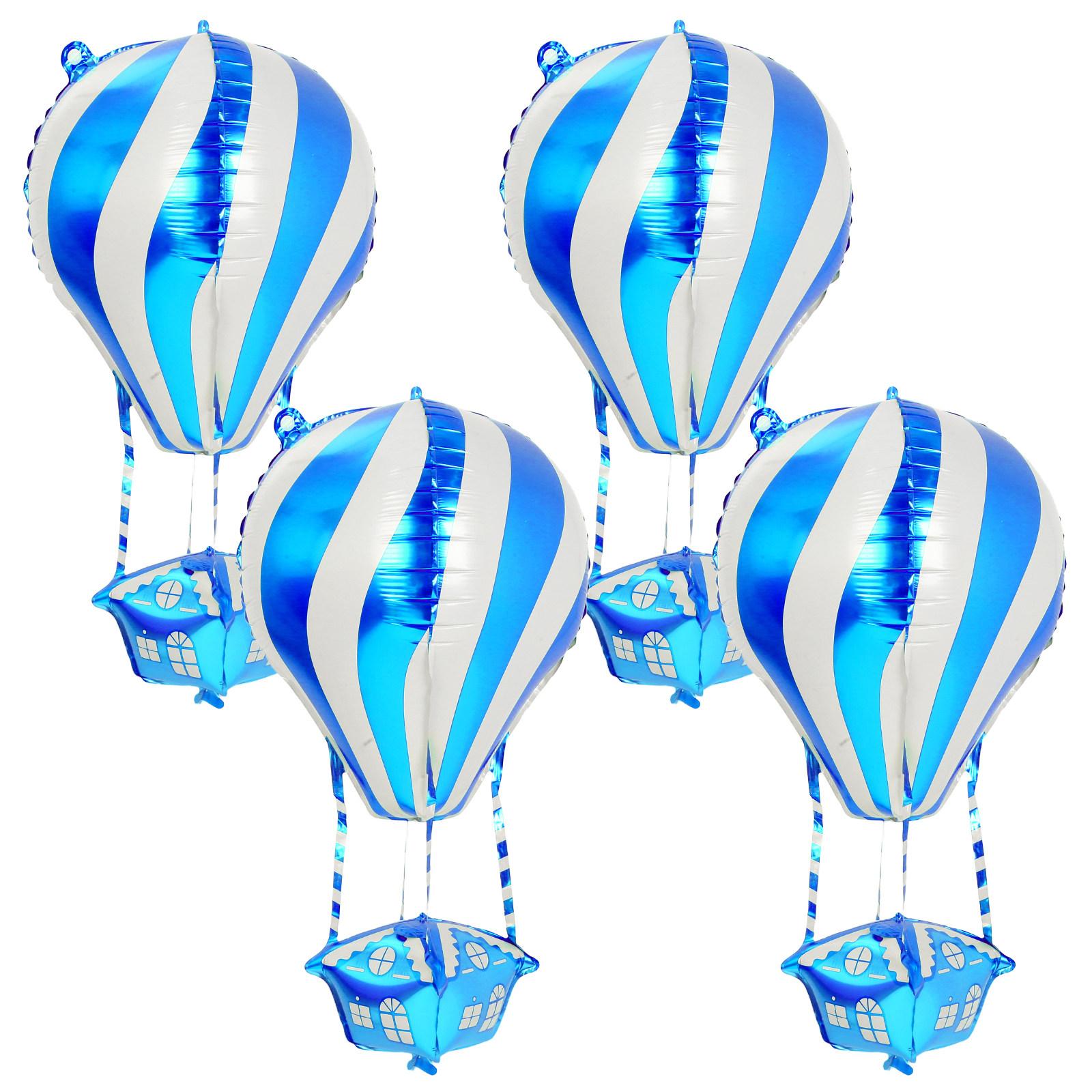 4Pcs Hot Air Balloon Shaped Aluminum Foil Balloon Vibrant 4D Design Reusable Party Decoration Birthday Wedding Festive Event 34.98X11.4X0.04in синій
4Pcs Hot Air Balloon Shaped Aluminum Foil Balloon Vibrant 4D Design Reusable Party Decoration Birthday Wedding Festive Event 34.98X11.4X0.04in синій