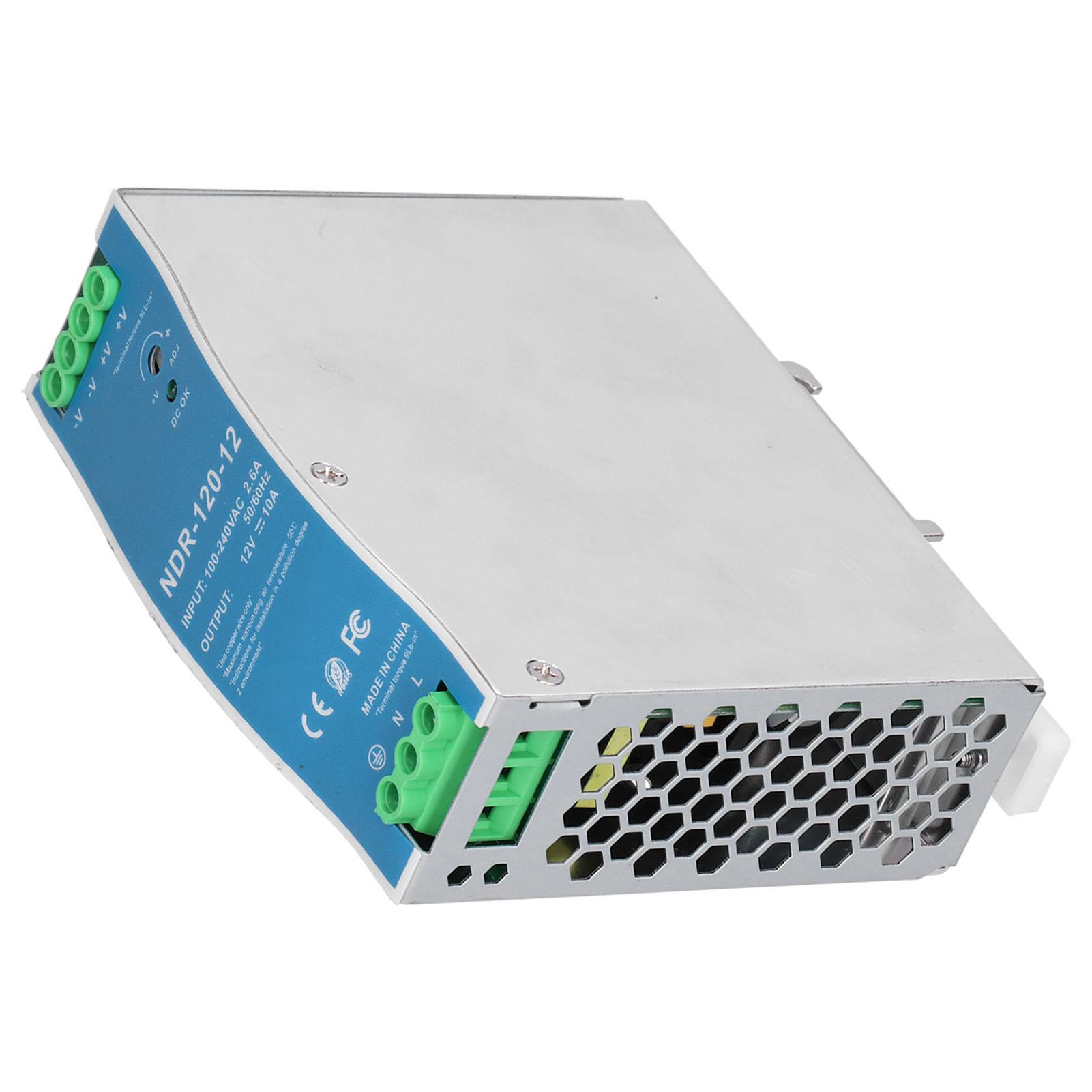 НДР12012-канальний перемикач живлення 10A 120W Промисловий блок живлення для DIN-рейки AC100240 В
НДР12012-канальний перемикач живлення 10A 120W Промисловий блок живлення для DIN-рейки AC100240 В