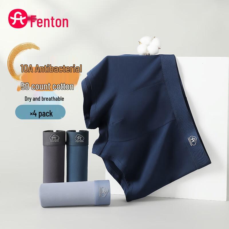 Fenteng Мужские трусы-боксеры из антибактериального дышащего хлопка, 4 шт. 2XL
Fenteng Мужские трусы-боксеры из антибактериального дышащего хлопка, 4 шт. 2XL