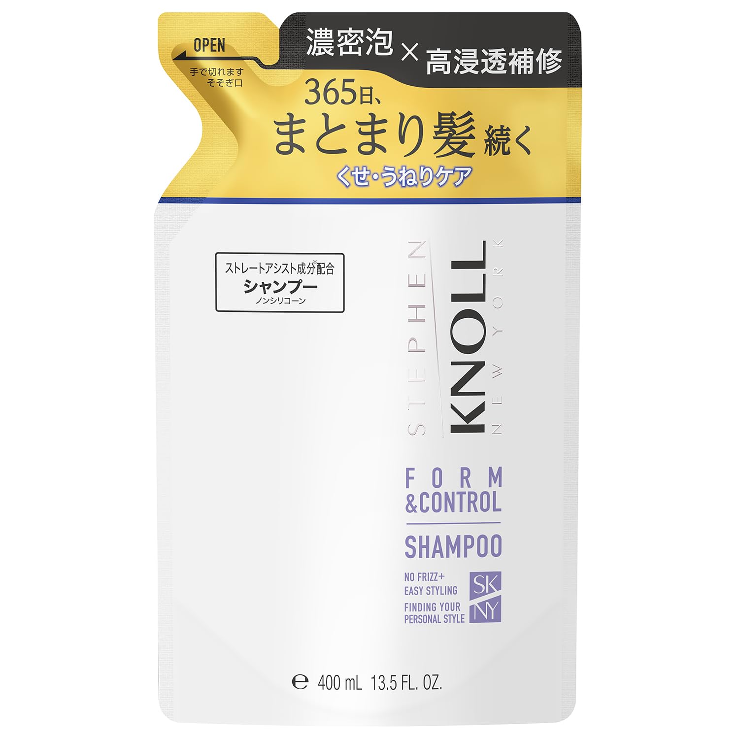 STEPHEN KNOLL STEPHEN KNOLL Form Control Shampoo Refill 400ml For Curly, Wavy, Stiff Hair Amino Acids Silicone Free
STEPHEN KNOLL STEPHEN KNOLL Form Control Shampoo Refill 400ml For Curly, Wavy, Stiff Hair Amino Acids Silicone Free