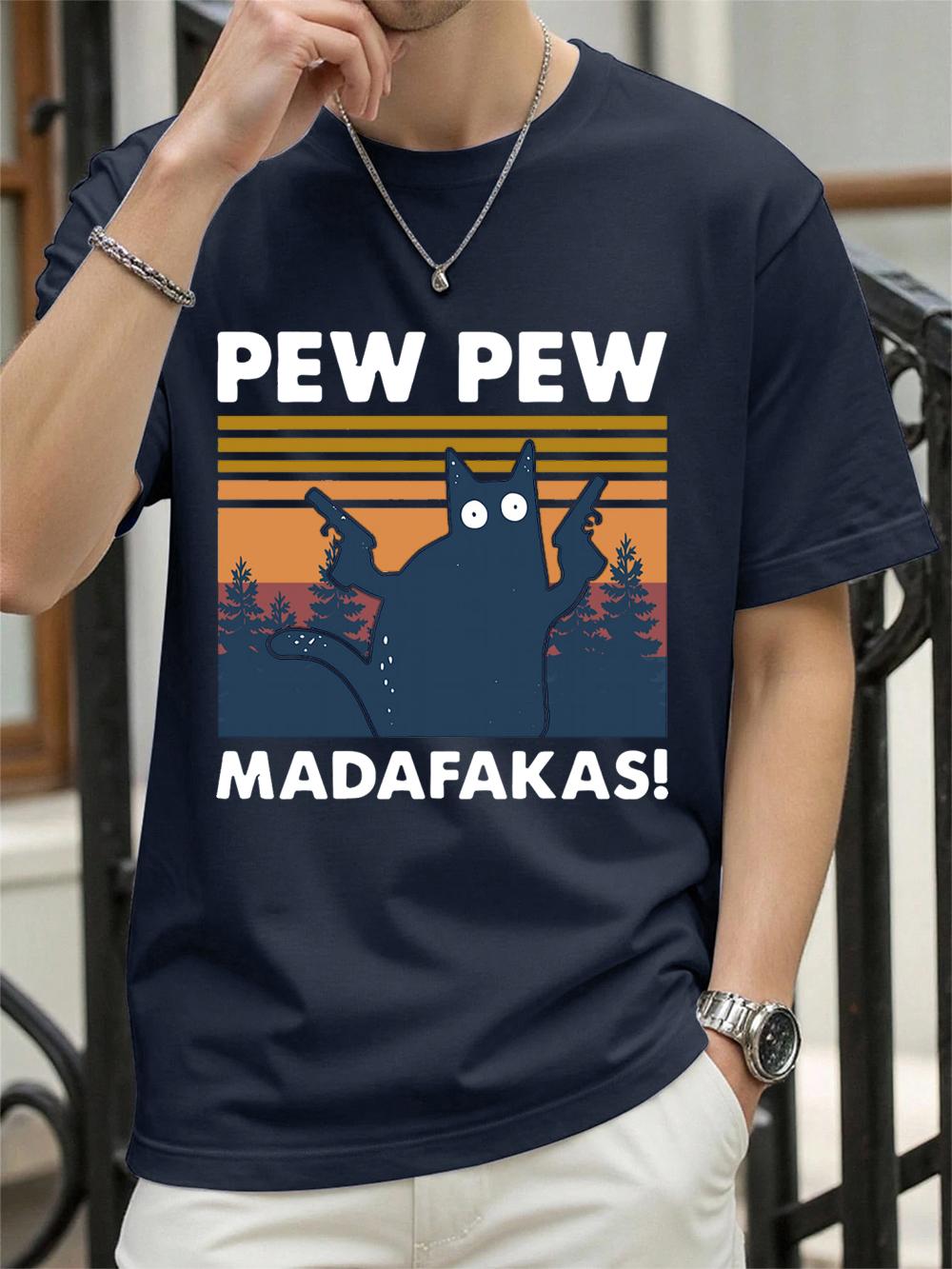 Pew Pew Cat Madafakas Printed TShirts Womens Summer Cotton Tops ONeck Soft Loose Short Sleeve T Shirts Casual Womans Clothes 3XL
Pew Pew Cat Madafakas Printed TShirts Womens Summer Cotton Tops ONeck Soft Loose Short Sleeve T Shirts Casual Womans Clothes 3XL