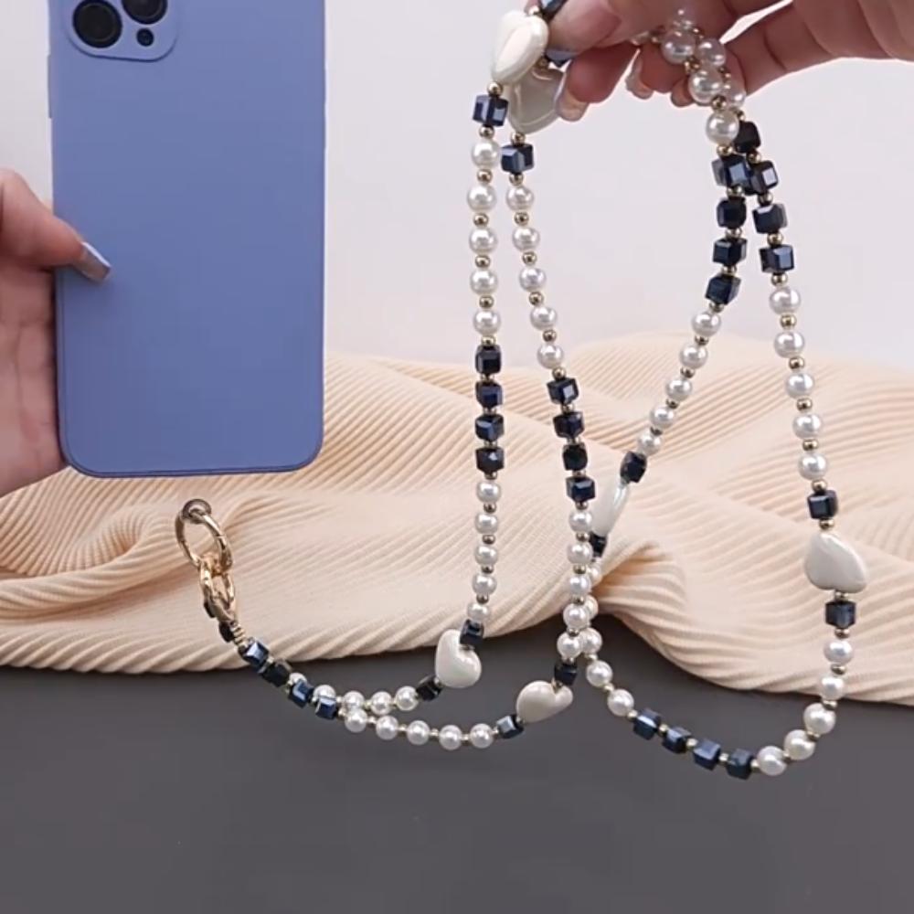 With Patch Beaded Crossbody Phone Chain Love Heart Phone Neck Straps Earphone Case Strap style 4
With Patch Beaded Crossbody Phone Chain Love Heart Phone Neck Straps Earphone Case Strap style 4