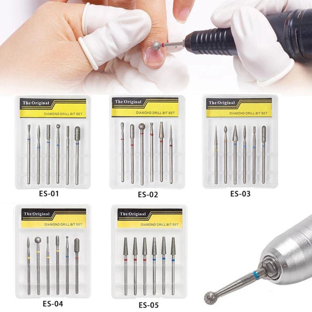 6Pcs Dead Skin Removal Nail Polishing Head Set Cuticle Nail Grinding Bits Nail Tools Accessories ES-04
6Pcs Dead Skin Removal Nail Polishing Head Set Cuticle Nail Grinding Bits Nail Tools Accessories ES-04