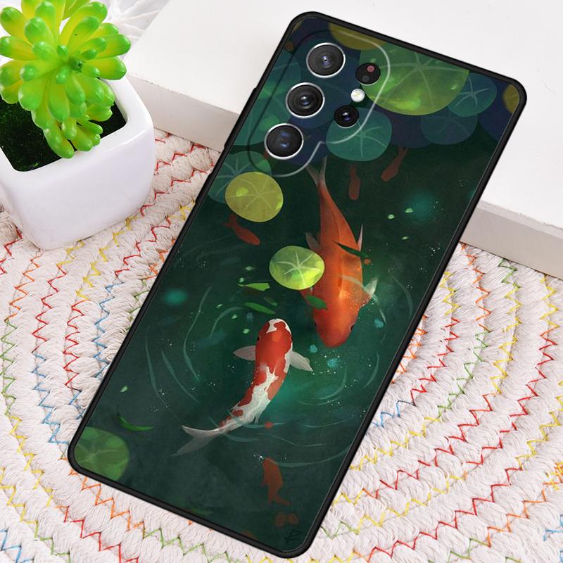 Koi Carp Fish Painting Silicone Phone Case For Samsung Galaxy note 10 pro S26 S25 S24 S23 S22 S21 Plus S25Ultra Capa Cover Galaxy S25 Ultra
Koi Carp Fish Painting Silicone Phone Case For Samsung Galaxy note 10 pro S26 S25 S24 S23 S22 S21 Plus S25Ultra Capa Cover Galaxy S25 Ultra
