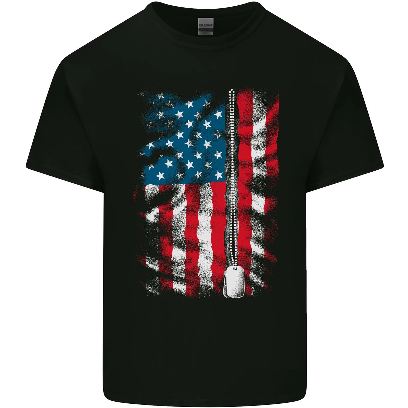 USA Dog Tags American Military Veteran Army Kids T-Shirt Childrens 4XL
USA Dog Tags American Military Veteran Army Kids T-Shirt Childrens 4XL