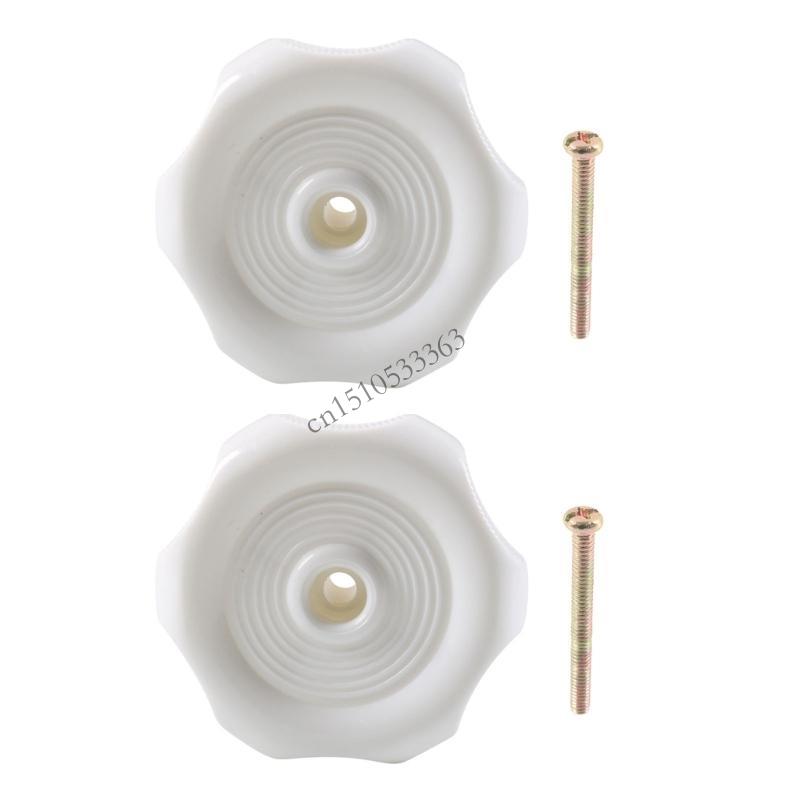 090E 2-1/4Inch Diameter Latches Knob RVs Window and Vent Knob Bolt Included Replacement Knob Universal for Travel Trailer білий
090E 2-1/4Inch Diameter Latches Knob RVs Window and Vent Knob Bolt Included Replacement Knob Universal for Travel Trailer білий