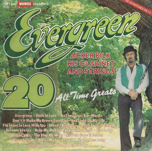 LP Record ACKER BILK HIS CLARINET STRINGS Evergreen 20 All Time Greats PW5045 Pye Records 1978 UK Jazz Used
LP Record ACKER BILK HIS CLARINET STRINGS Evergreen 20 All Time Greats PW5045 Pye Records 1978 UK Jazz Used
