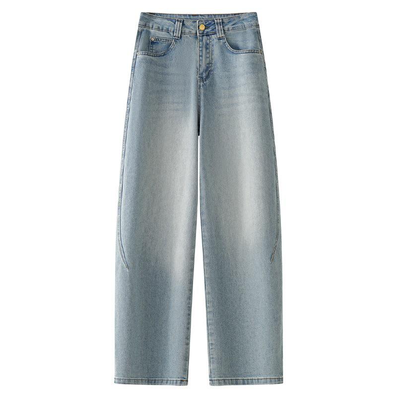 Women s Light Blue Straight-Leg Jeans, 2025 Slimming High Waist Scimitar Style for Spring and Autumn. Extra Large
Women s Light Blue Straight-Leg Jeans, 2025 Slimming High Waist Scimitar Style for Spring and Autumn. Extra Large